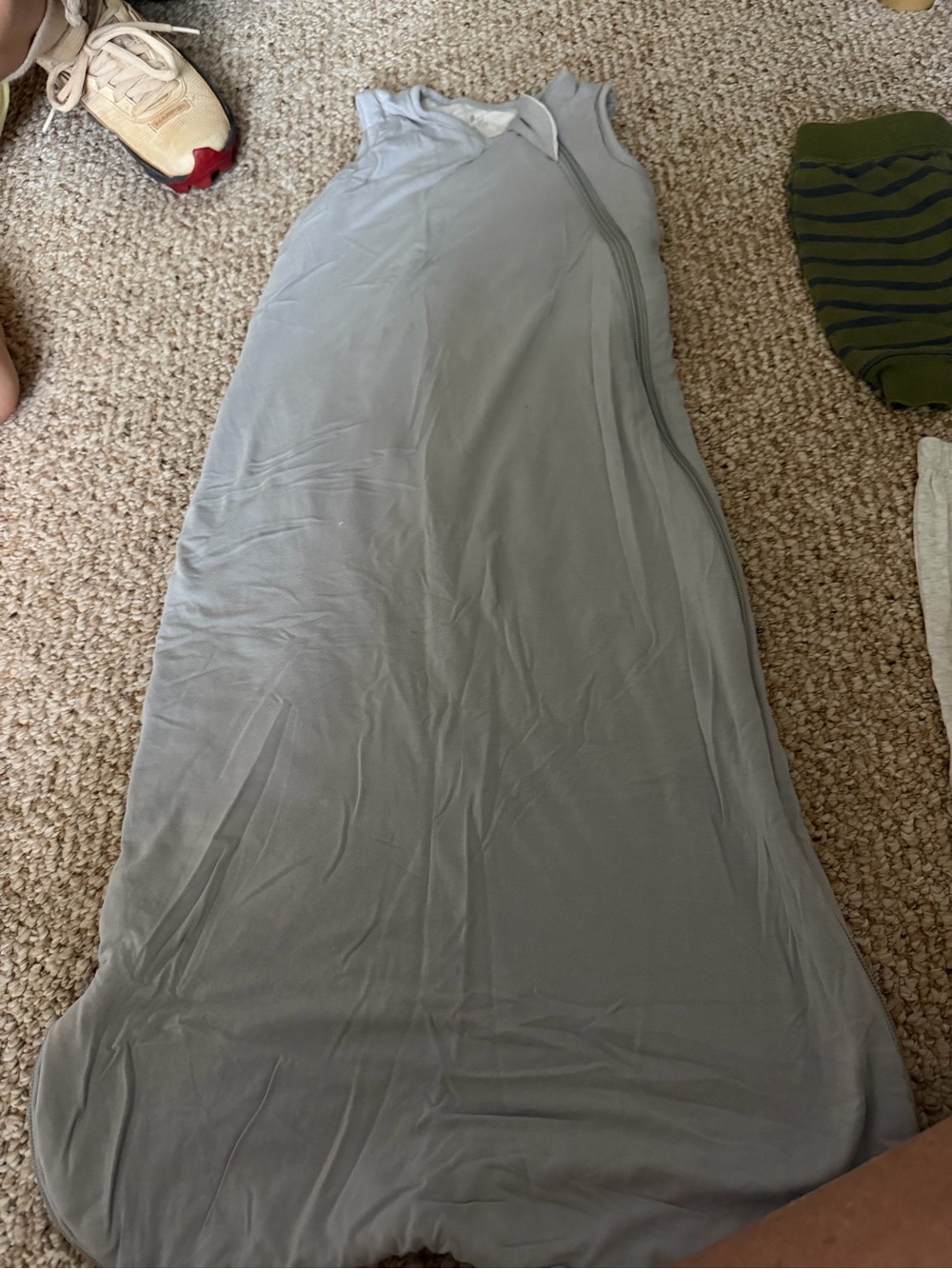 Kyte BABY Gray Sleeveless Zip Baby Sleep Sack